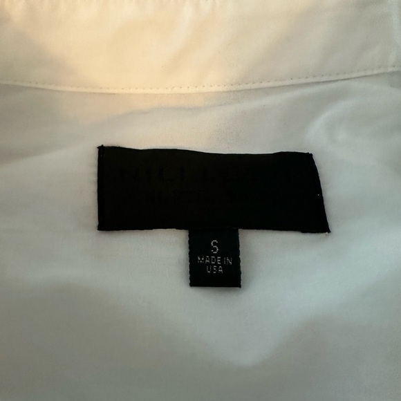 NILI LOTAN Cristobal Men White Button Down Shirt - Picture 8 of 11